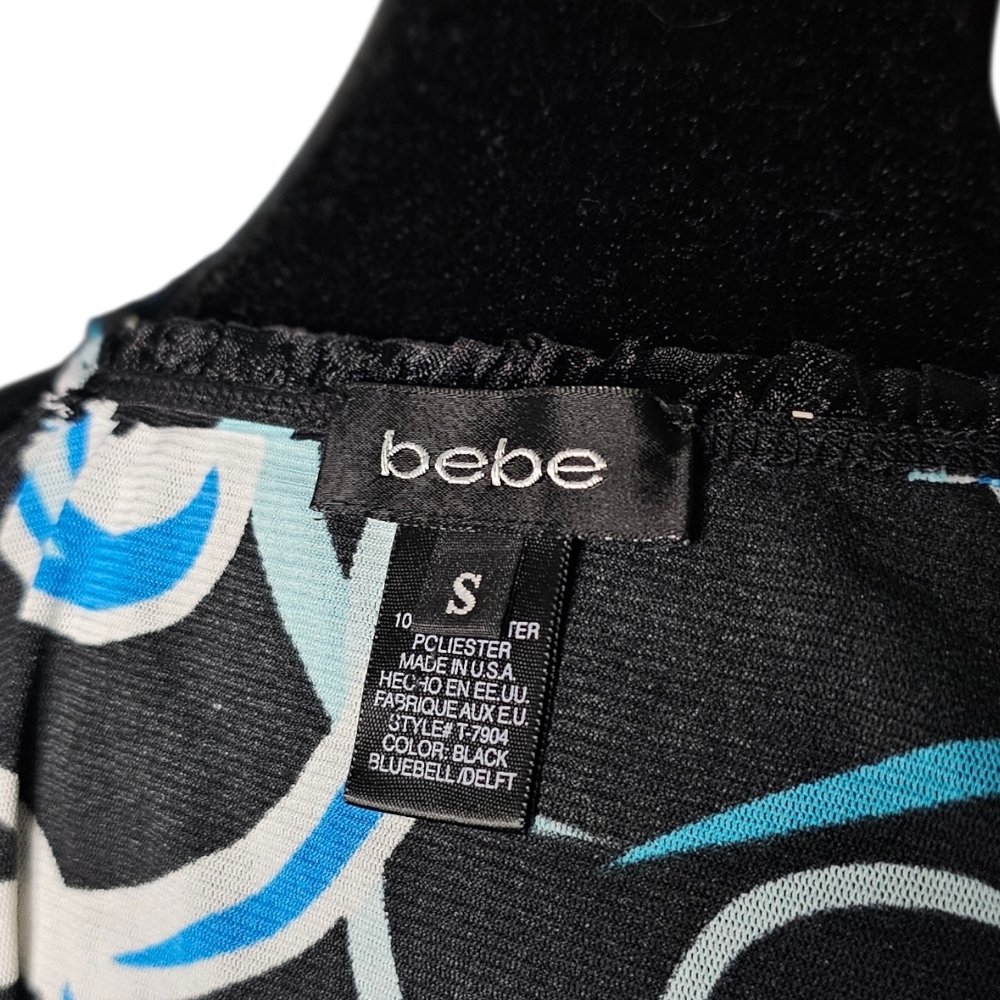 bebe Black and Blue Swirl Camisole - Picture 3 of 3